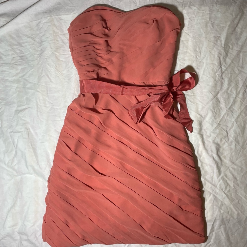 Monique Lhuillier strapless dress